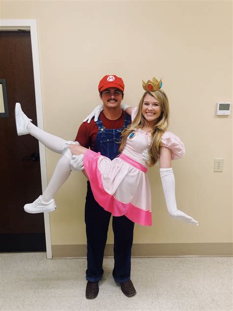 princess peach halloween outfit|princess peach and mario costumes.